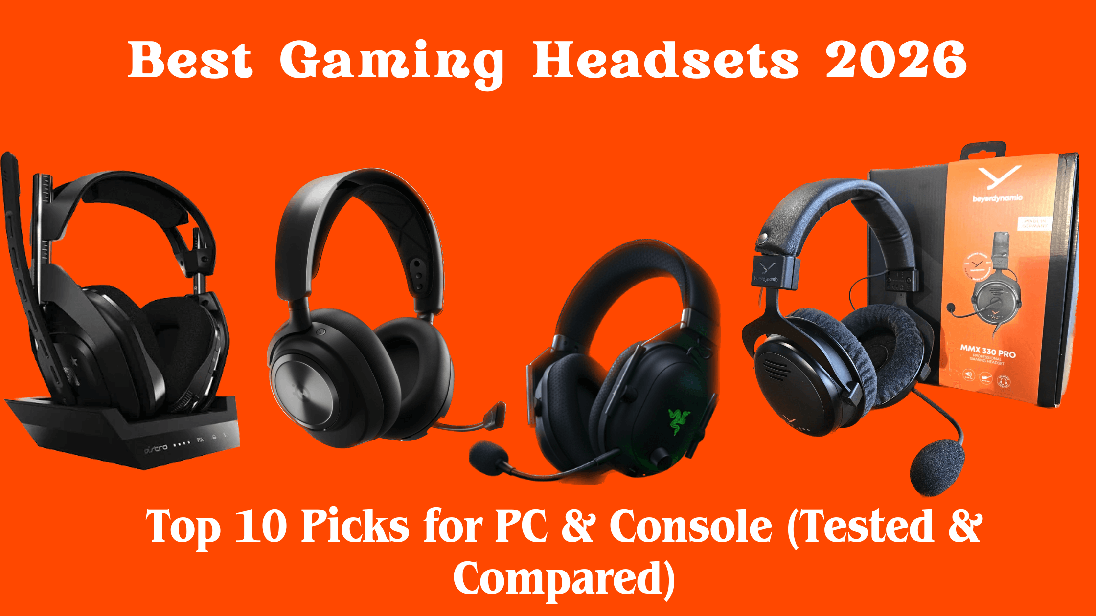 Best Gaming Headsets 2025 — Top 10 Picks for PC & Console (Tested & Compared)