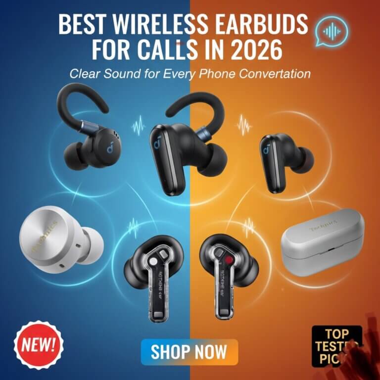 Best Wireless Earbuds for Calls in 2026: Clear Sound for Every Phone Conversation