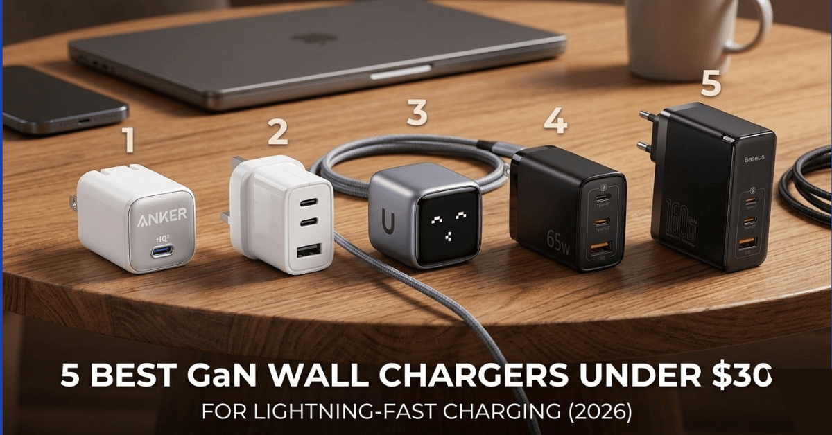 best GaN charger under $30 for fast charging