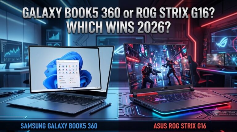Galaxy Book5 360 or ROG Strix G16: Which Wins 2026?